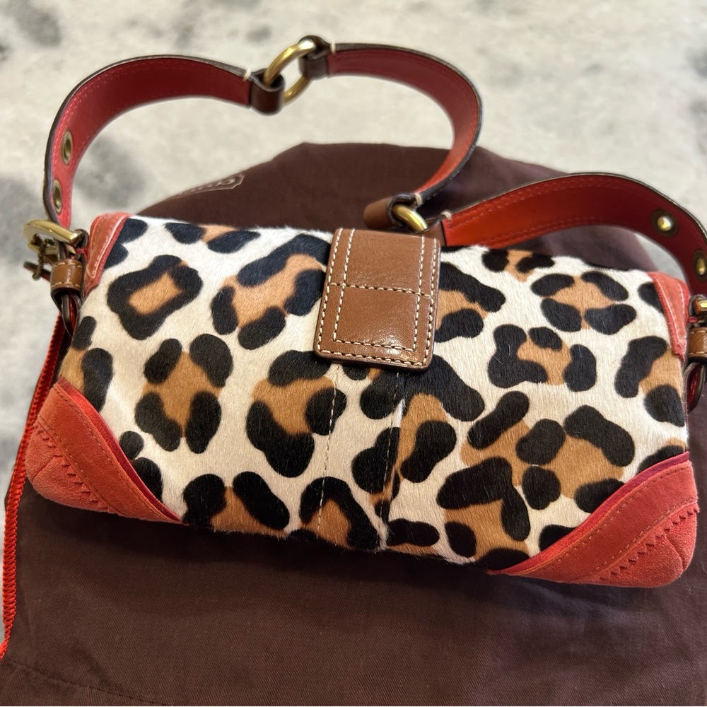 Coach Soho Leopard Baguette Bag. 2006 Y2K Limited edition. Authentic. - Picture 7 of 15